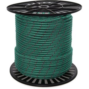 Полипропиленовый плавучий шнур Стройбат 8 мм зеленый 100 м