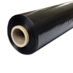 П/э пленка чёрная 200 мкм, размер 6х50м