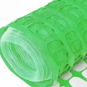 Аварийная сетка для ограждения (пластиковая) 160 зеленая, рулон 1.8×50м